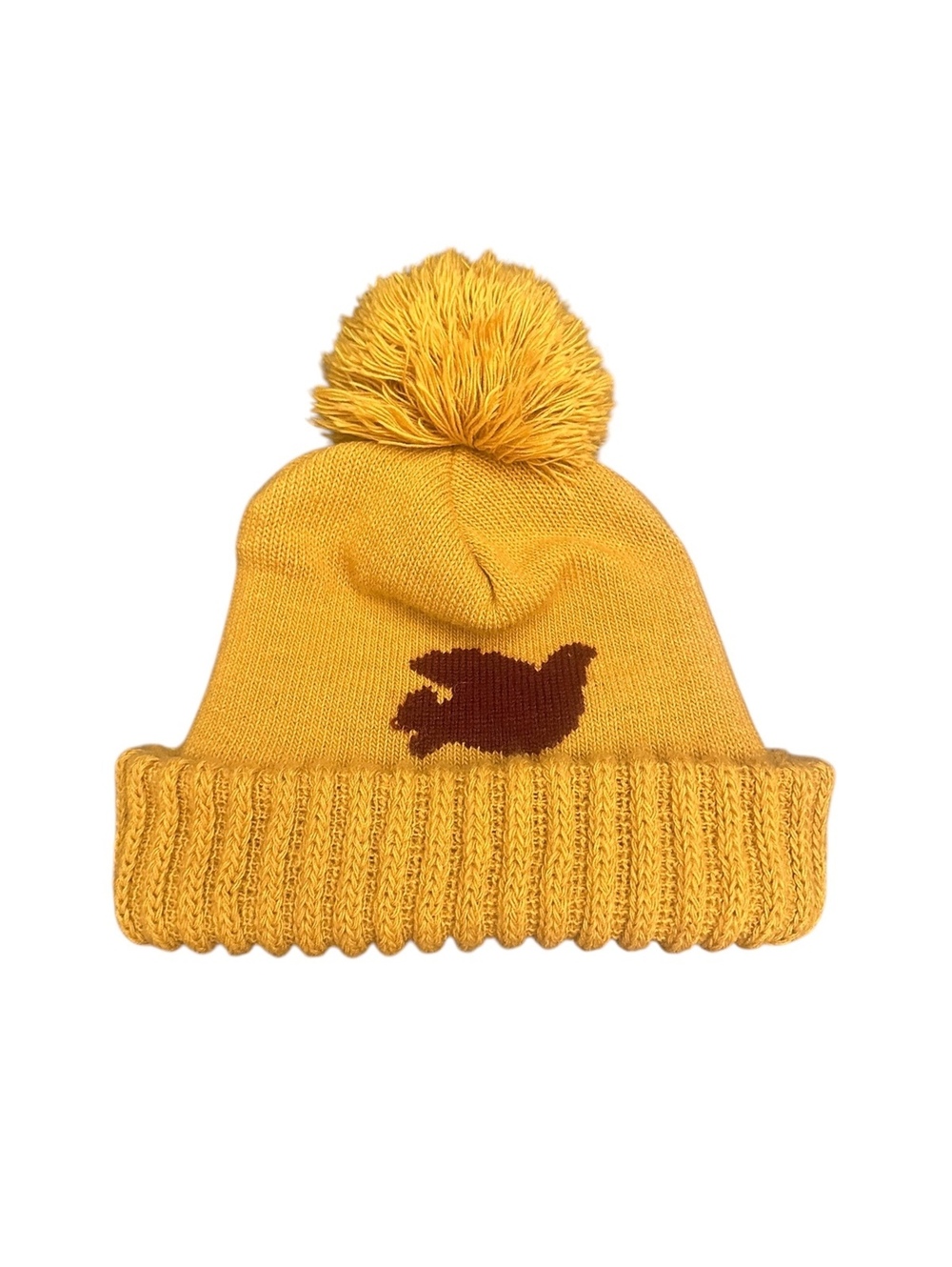 Freecity yellow knitted beanie